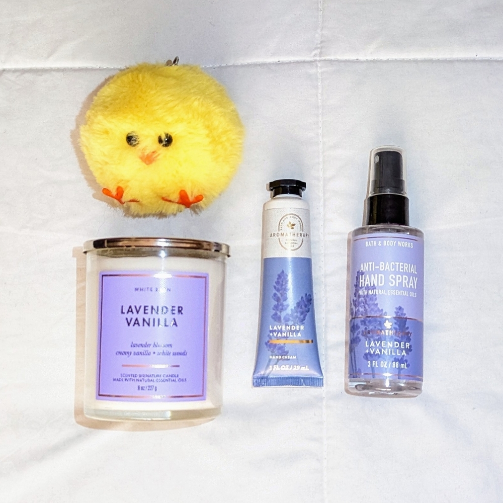 Bath & Body Works Lavender Vanilla Set